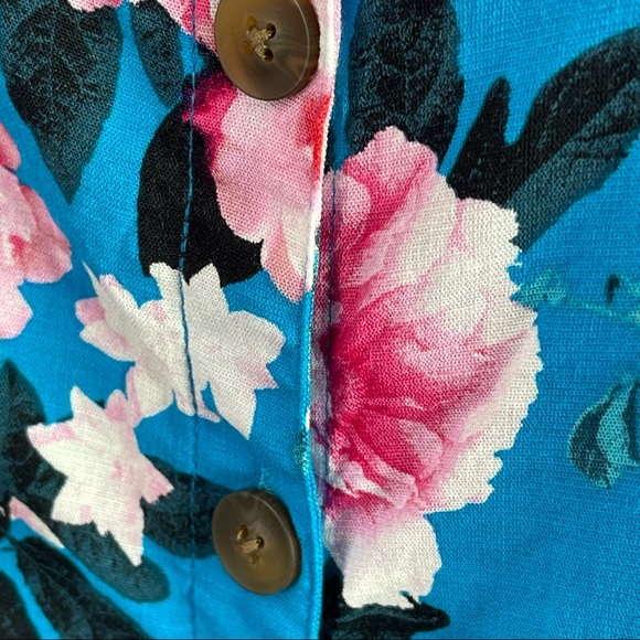 Torrid Rayon Slub Button-Front Flutter Sleeve Top Size 4X NWT - Picture 9 of 15